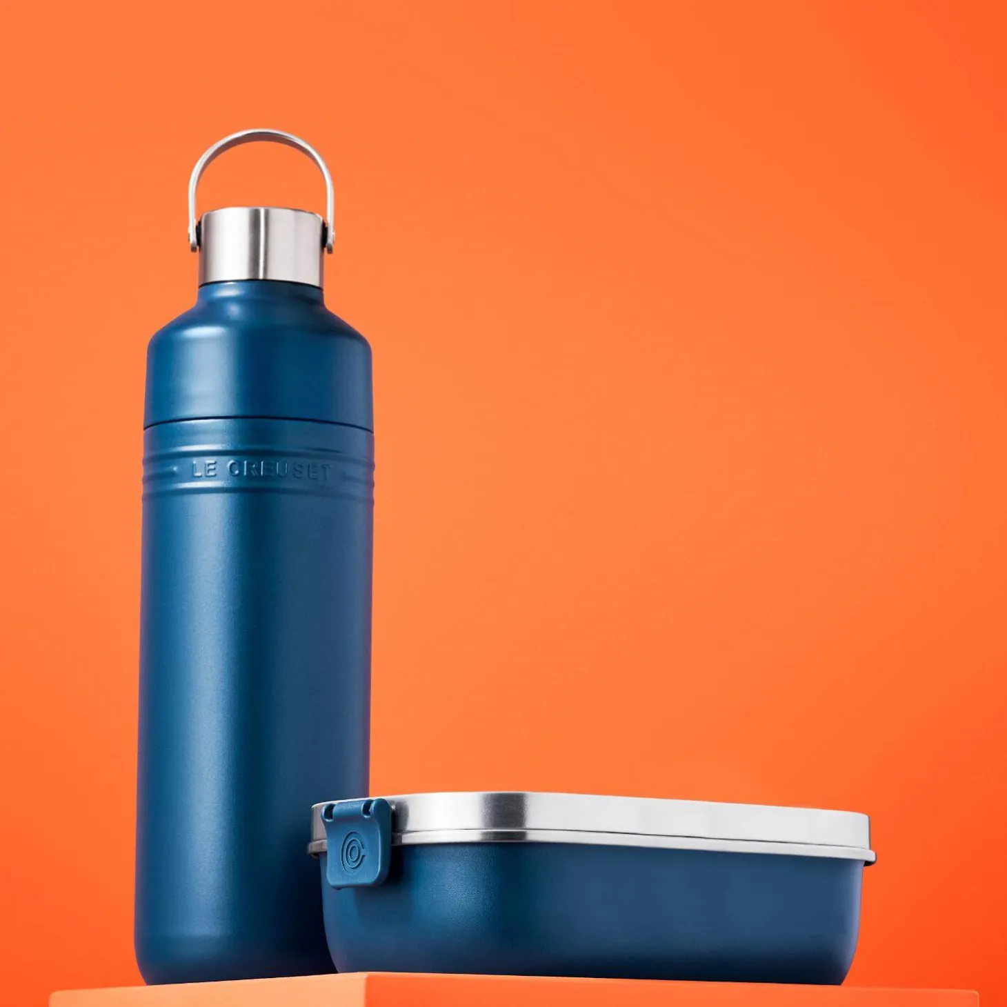 Le Creuset 'On The Go' 1-Litre Insulated Water Bottle - Deep Teal