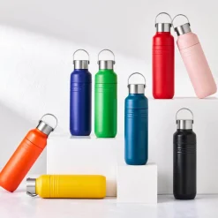 Le Creuset 'On The Go' 500ml Insulated Water Bottle - Shell Pink