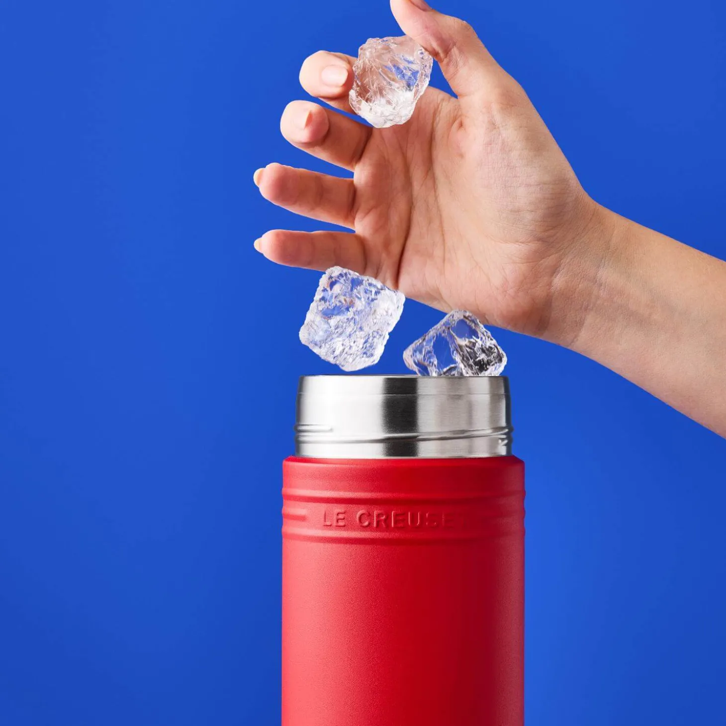 Le Creuset 'On The Go' 500ml Insulated Water Bottle - Cerise