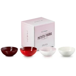 Le Creuset Petits Fours Set of 4 Stoneware Cereal Bowls