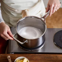 Le Creuset 3-Ply Stainless Steel Saucepan - 18cm