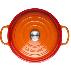 Le Creuset Signature Cast Iron 30cm Shallow Casserole - Volcanic