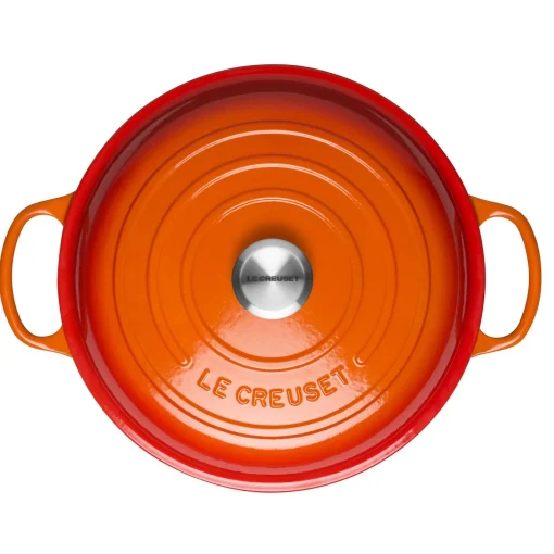 Le Creuset Signature Cast Iron 30cm Shallow Casserole - Volcanic