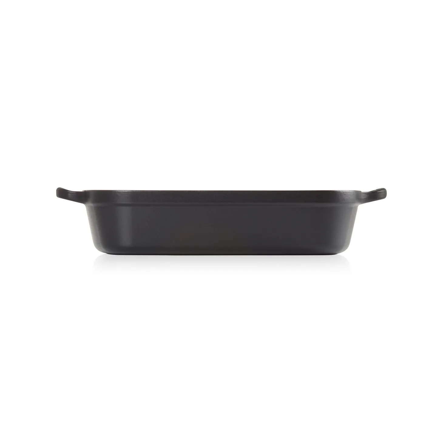 Le Creuset Signature Cast Iron 33cm Rectangular Roaster - Satin Black