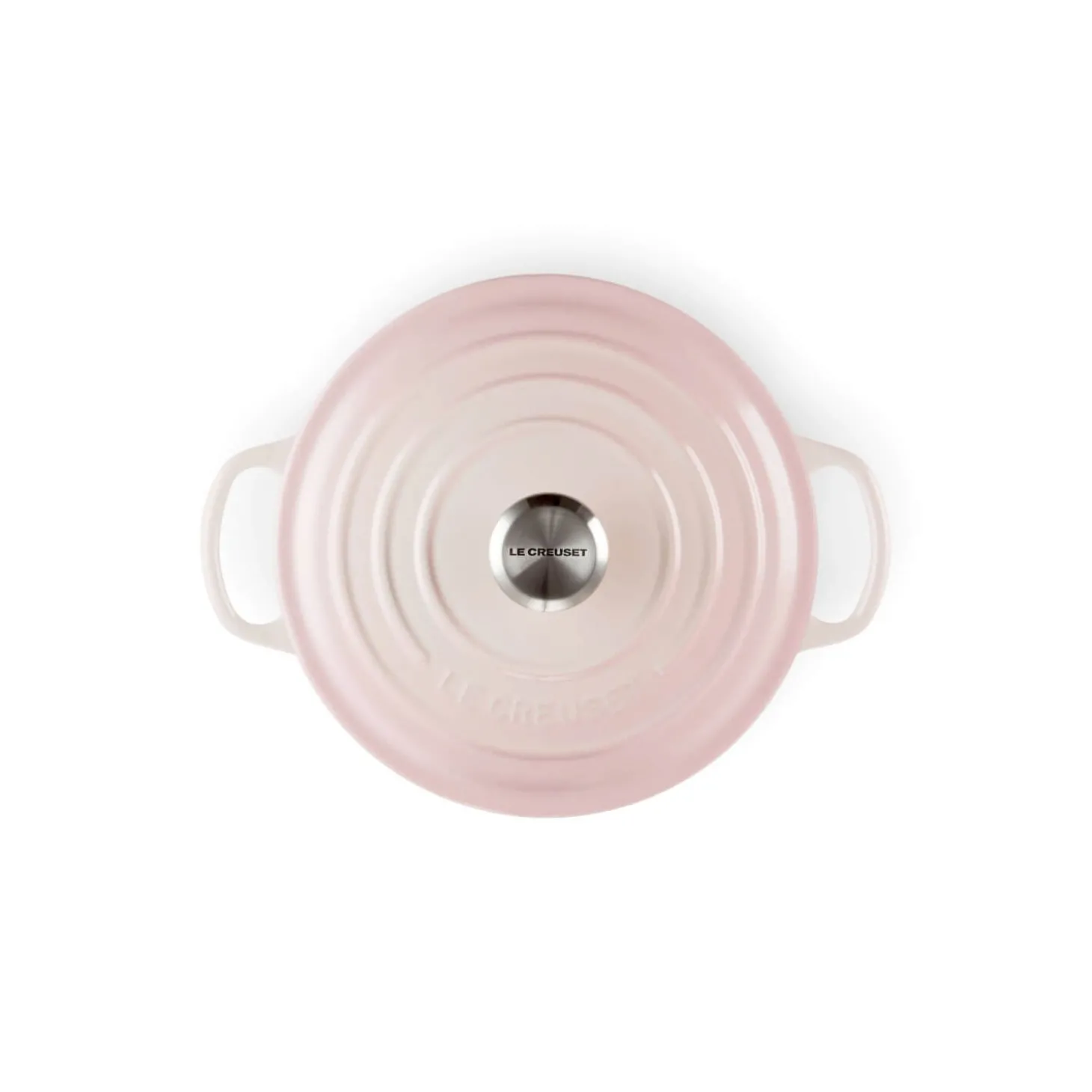 Le Creuset Signature Cast Iron 20cm Round Casserole - Shell Pink