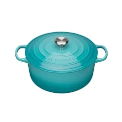 Le Creuset Signature Cast Iron 20cm Round Casserole - Teal