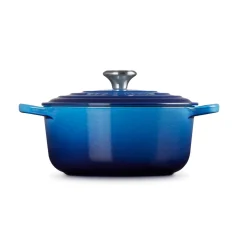 Le Creuset Signature Cast Iron 20cm Round Casserole - Azure