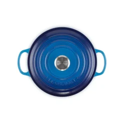 Le Creuset Signature Cast Iron 20cm Round Casserole - Azure