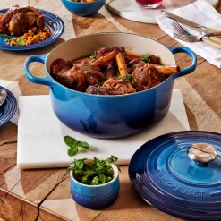 Le Creuset Signature Cast Iron 20cm Round Casserole - Azure