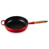 Le Creuset Signature Cast Iron 28cm Saute Pan - Cerise