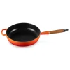 Le Creuset Signature Cast Iron 28cm Saute Pan - Volcanic