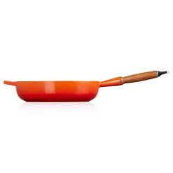 Le Creuset Signature Cast Iron 28cm Saute Pan - Volcanic