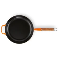 Le Creuset Signature Cast Iron 28cm Saute Pan - Volcanic