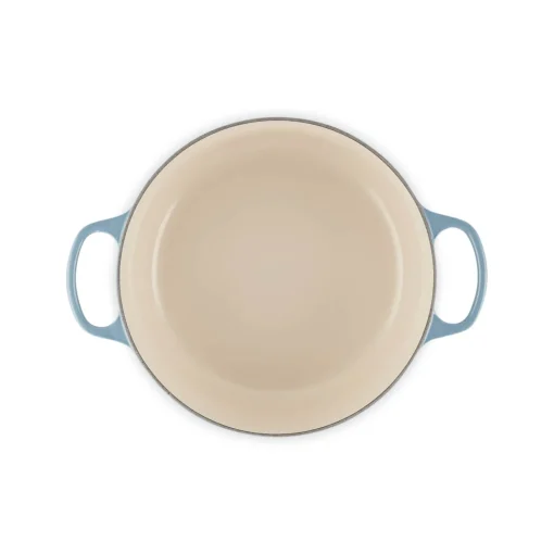 Le Creuset Signature Cast Iron 28cm Round Casserole - Chambray