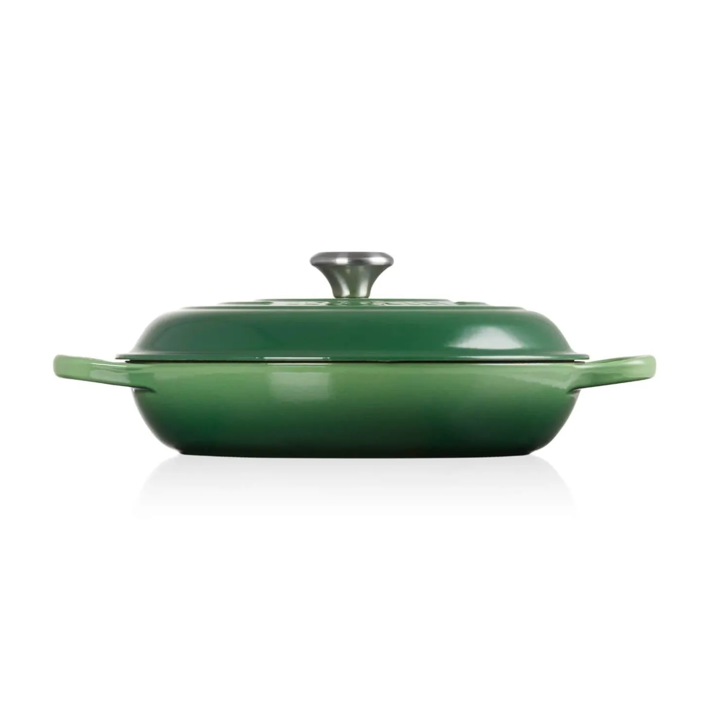 Le Creuset Signature Cast Iron 30cm Shallow Casserole  - Bamboo Green