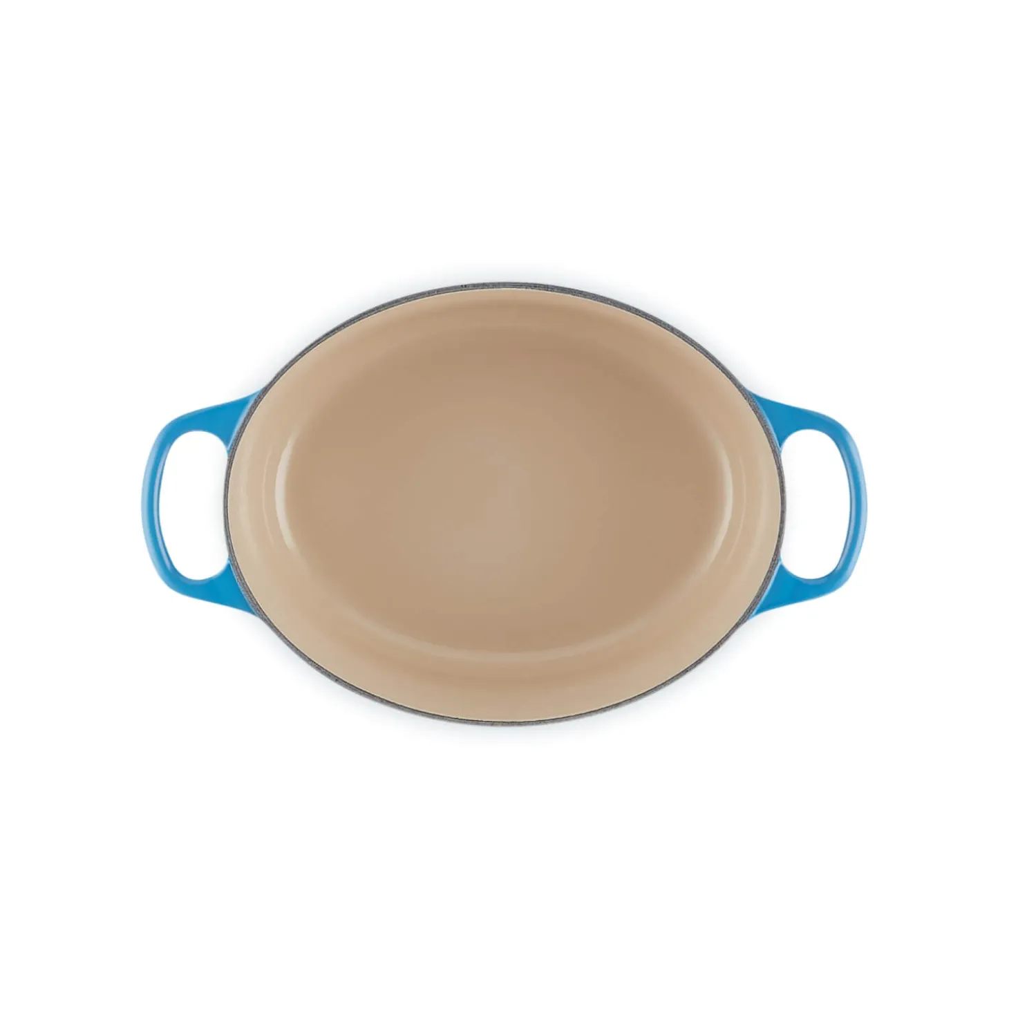 Le Creuset Signature Cast Iron 27cm Oval Casserole - Azure