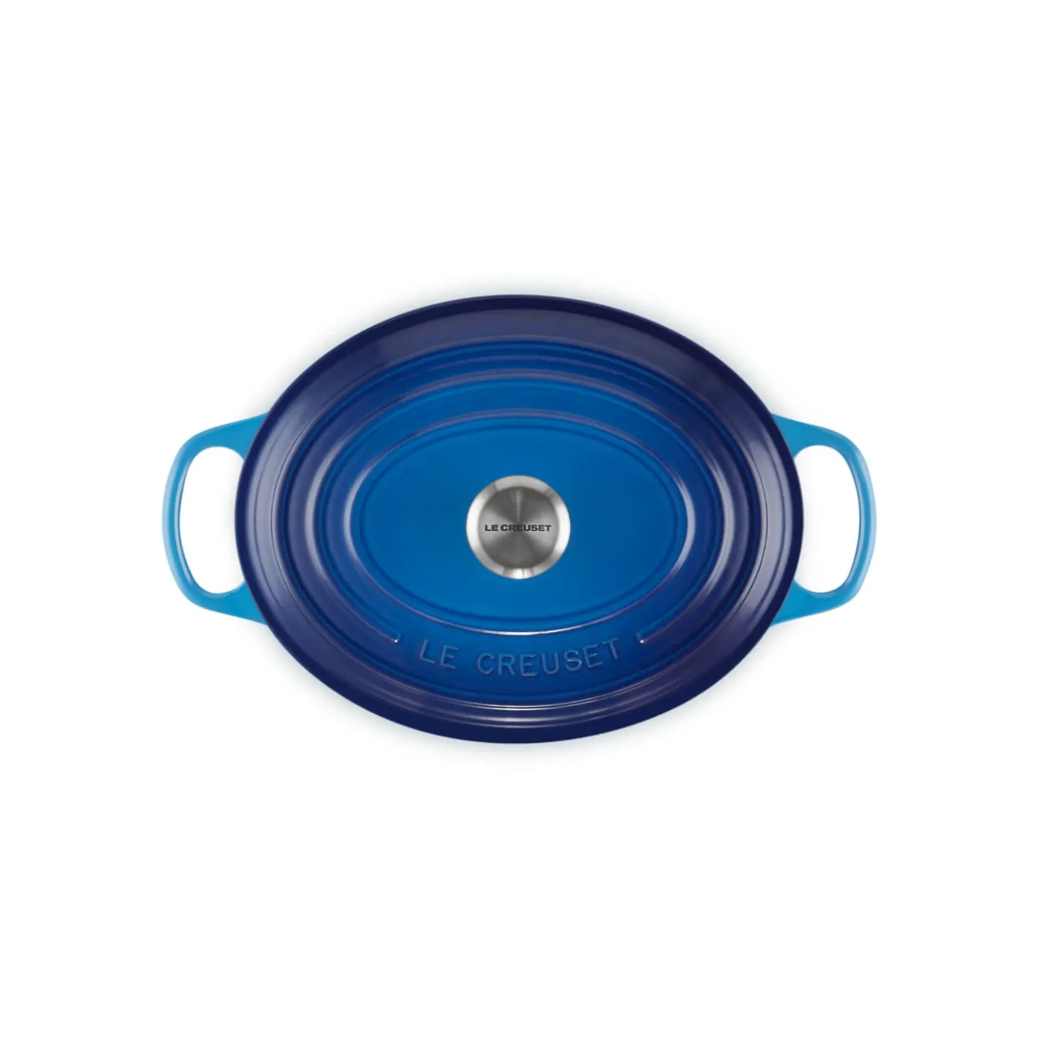 Le Creuset Signature Cast Iron 27cm Oval Casserole - Azure