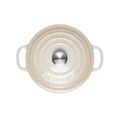 Le Creuset Signature Cast Iron 20cm Round Casserole - Meringue
