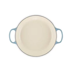 Le Creuset Signature Cast Iron 30cm Shallow Round Casserole - Chambray