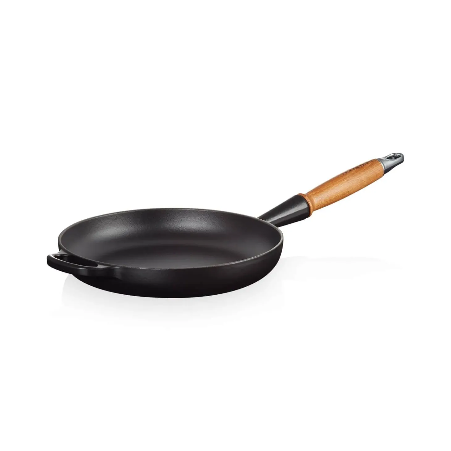 Le Creuset Signature Cast Iron 3 Piece Frying Pan & Saute Pan Set - Satin Black