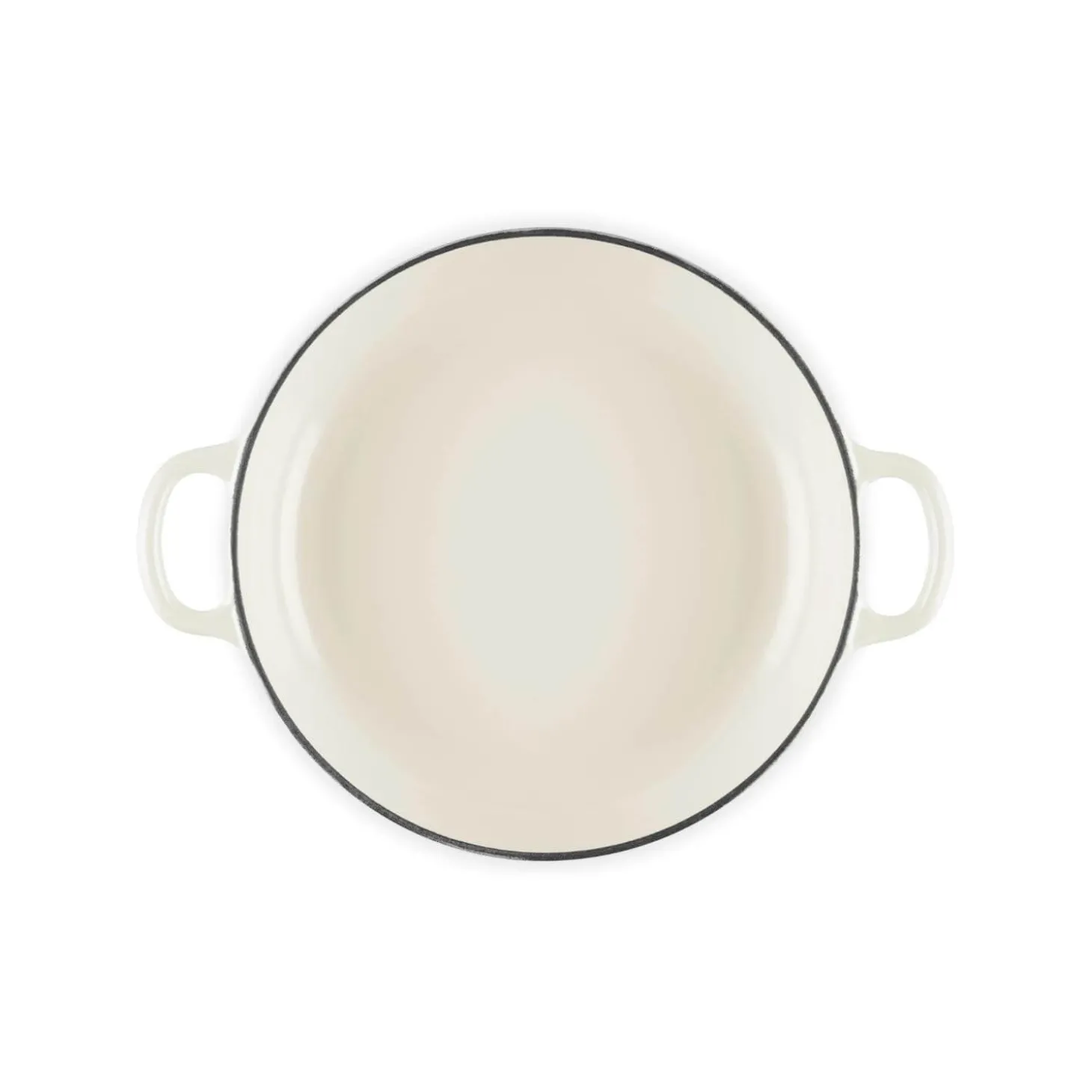 Le Creuset Signature Cast Iron 22cm Shallow Casserole - Meringue