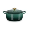 Le Creuset Signature  Cast Iron 24cm Christmas Noel Casserole - Artichaut