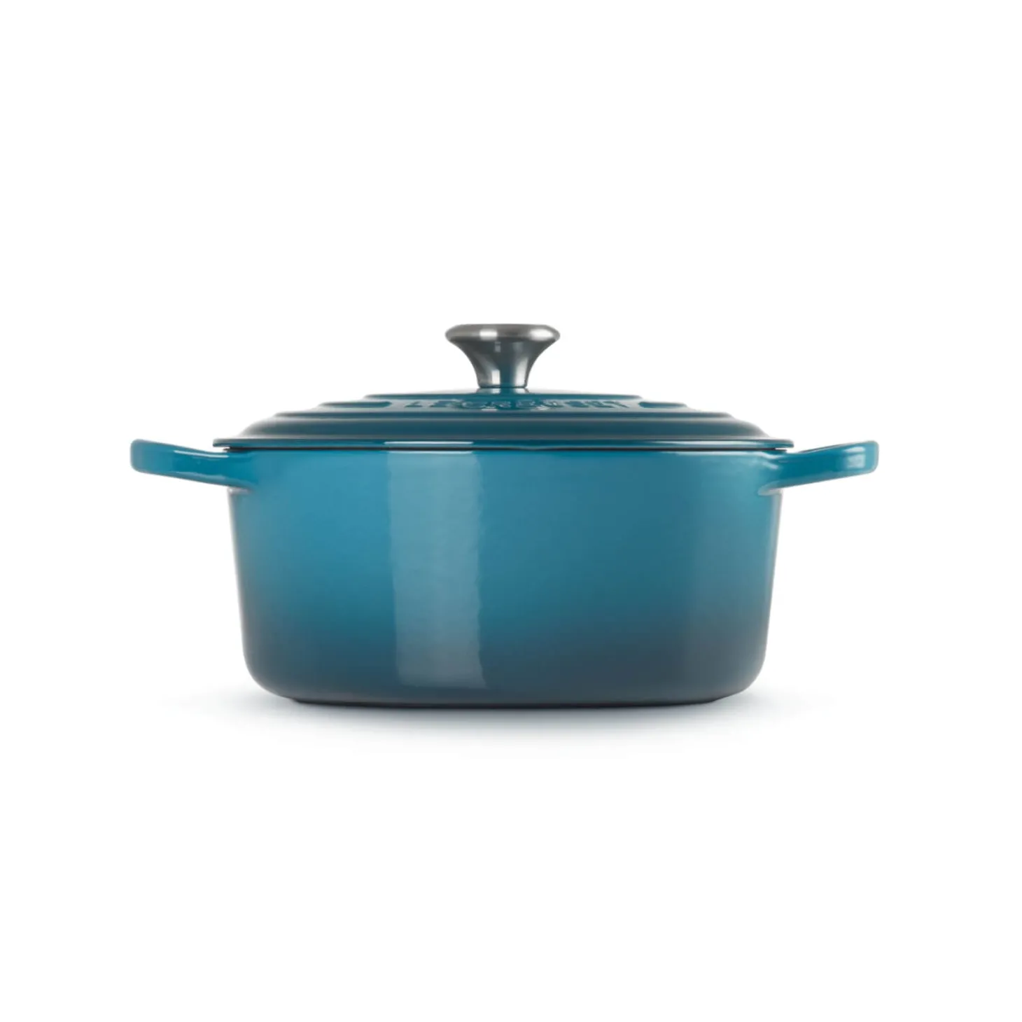 Le Creuset Signature Cast Iron 26cm Round Casserole - Deep Teal