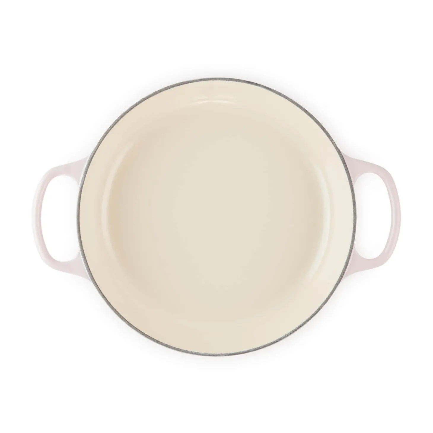 Le Creuset Signature Cast Iron 30cm Shallow Casserole - Shell Pink