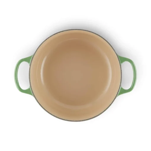 Le Creuset Signature Cast Iron 24cm Round Casserole  - Bamboo Green