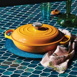 Le Creuset Signature Cast Iron 30cm Shallow Casserole - Nectar