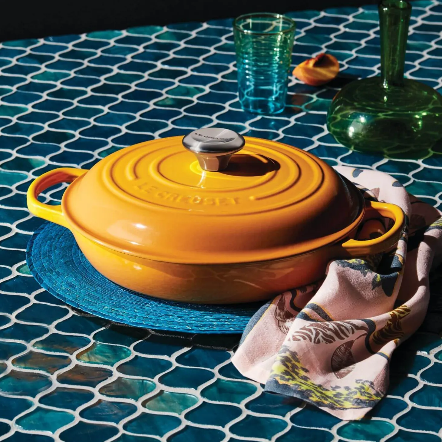 Le Creuset Signature Cast Iron 30cm Shallow Casserole - Nectar
