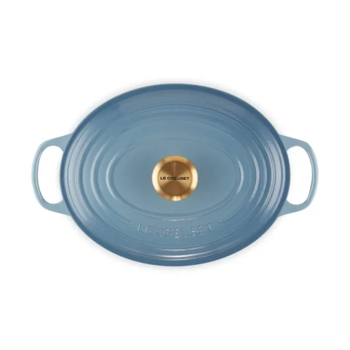 Le Creuset Signature Cast Iron 29cm Oval Casserole - Chambray