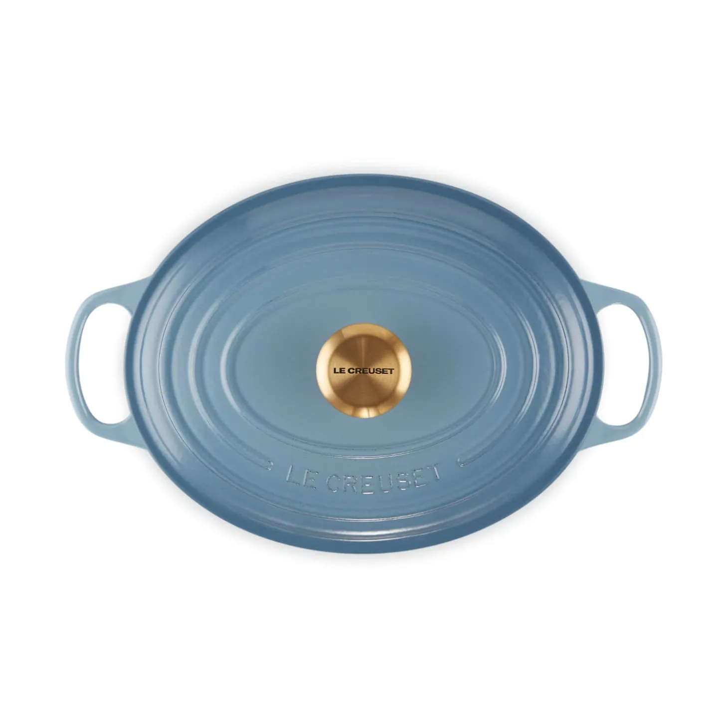 Le Creuset Signature Cast Iron 29cm Oval Casserole - Chambray