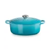 Le Creuset Signature Cast Iron 27cm Oval Casserole - Teal