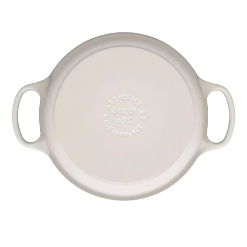 Le Creuset Signature Cast Iron 24cm Round Casserole - Meringue