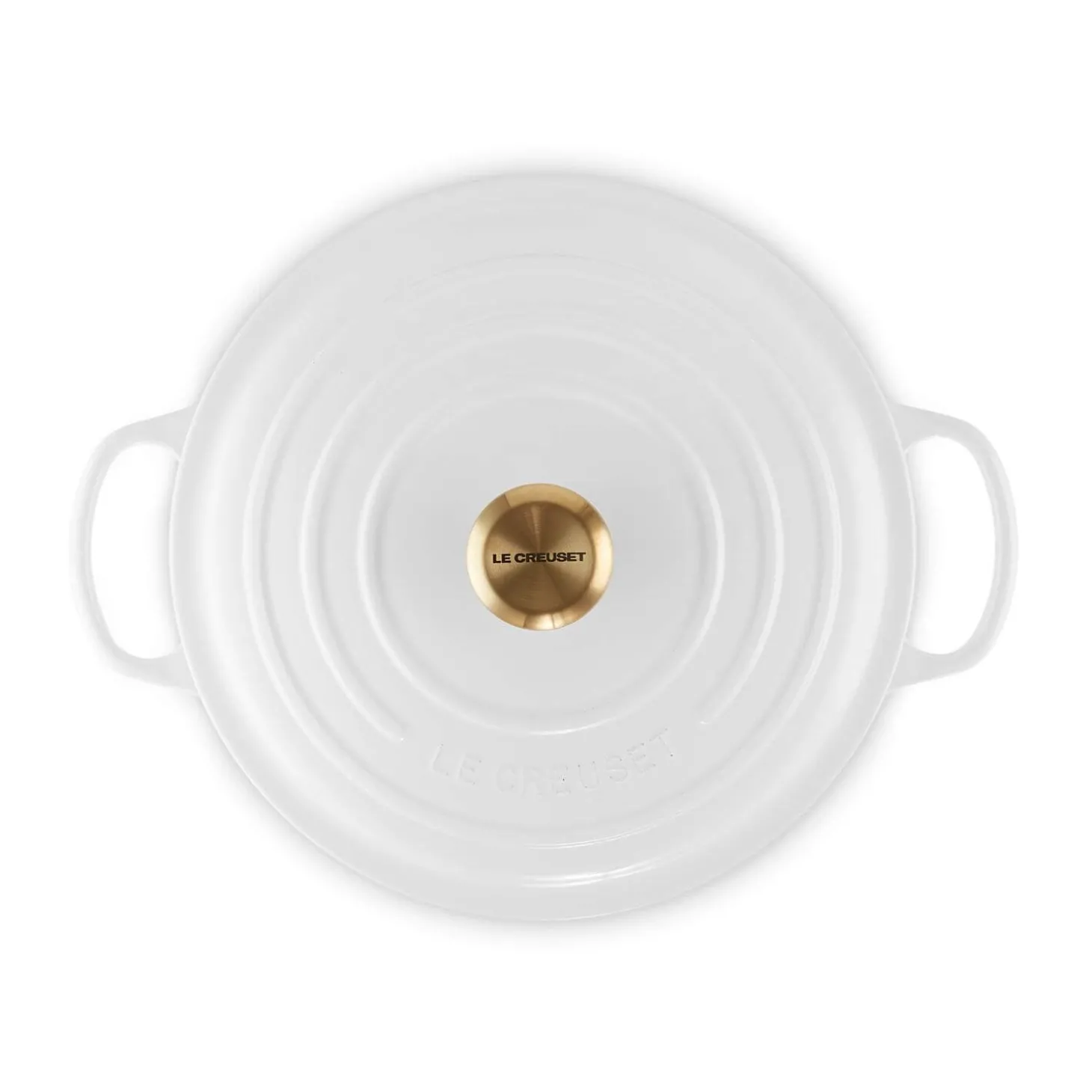 Le Creuset Signature Cast Iron 28cm Round Casserole - White