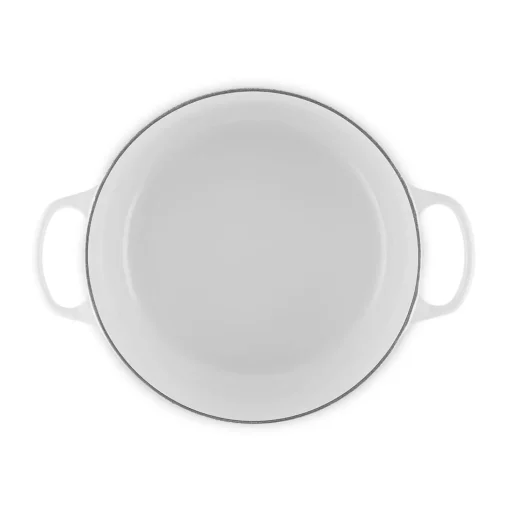 Le Creuset Signature Cast Iron 28cm Round Casserole - White