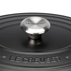 Le Creuset Signature Cast Iron 27cm Oval Casserole - Satin Black