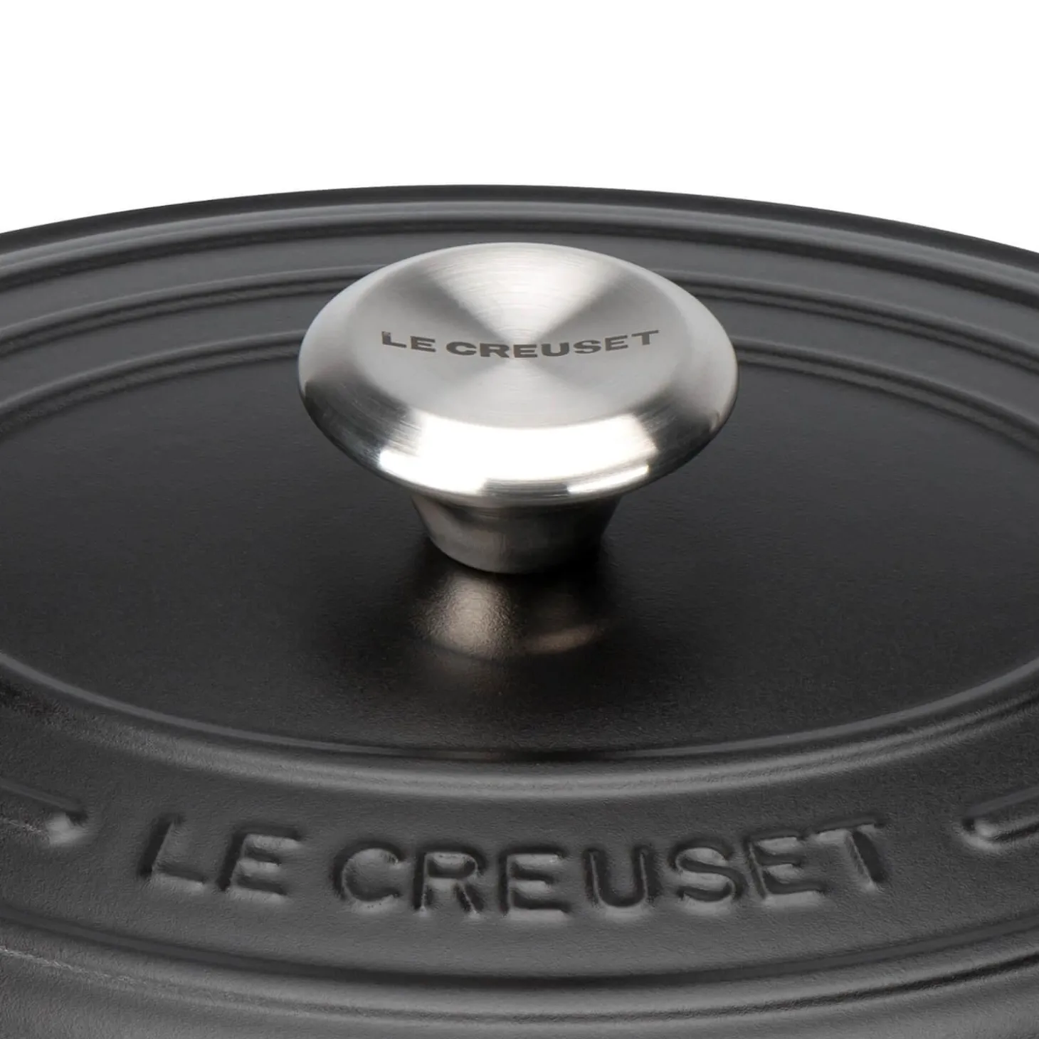 Le Creuset Signature Cast Iron 27cm Oval Casserole - Satin Black