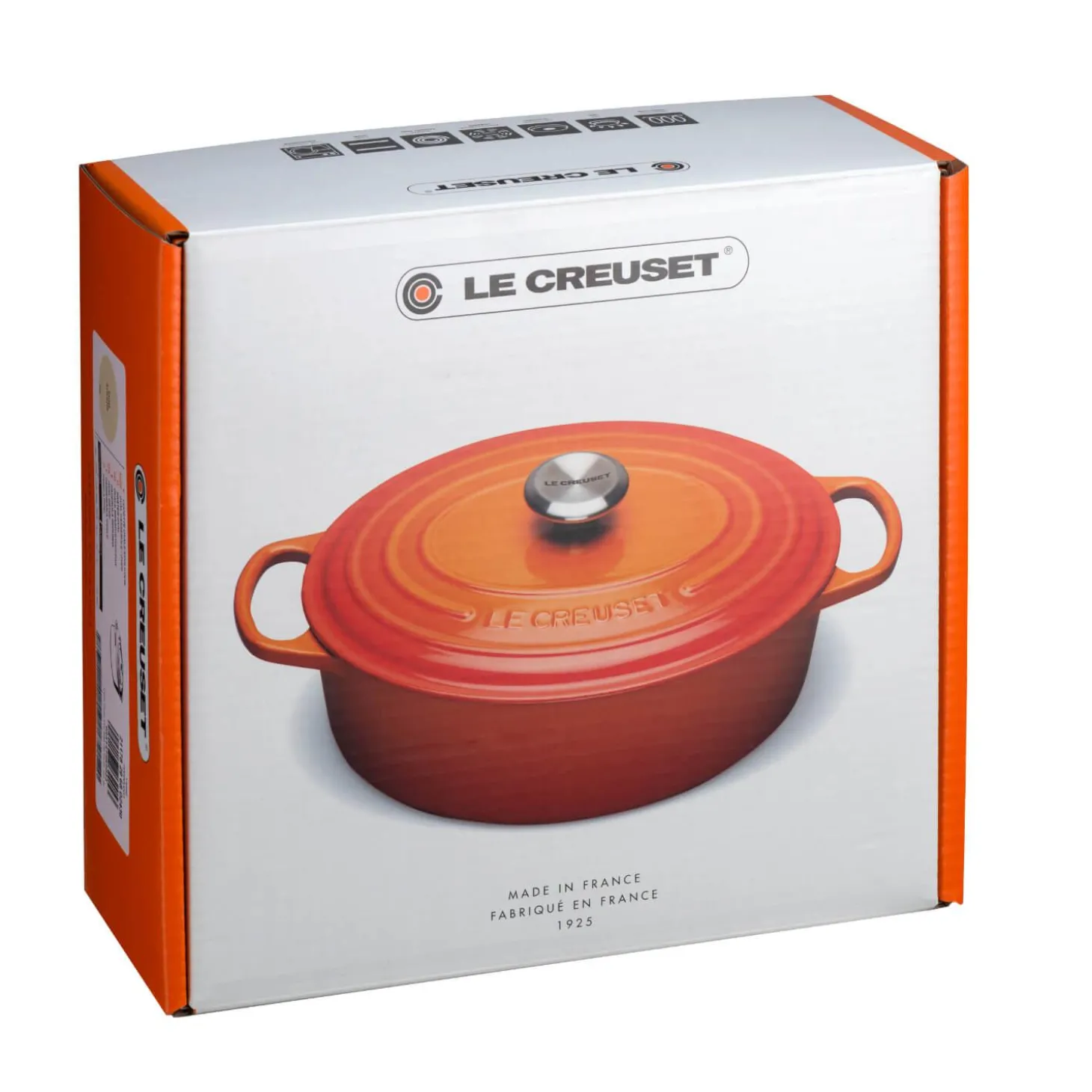 Le Creuset Signature Cast Iron 27cm Oval Casserole - Satin Black