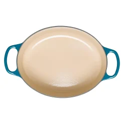 Le Creuset Signature Cast Iron 27cm Oval Casserole - Deep Teal