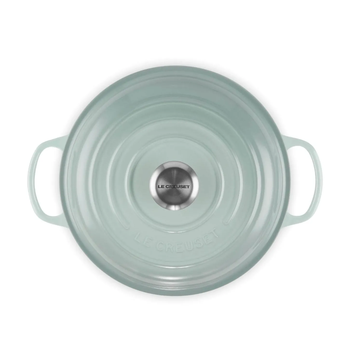 Le Creuset Signature Cast Iron 26cm Shallow Casserole - Sea Salt