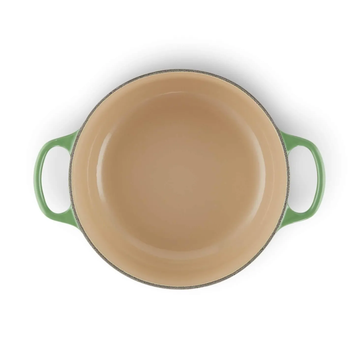 Le Creuset Signature Cast Iron 20cm Round Casserole - Bamboo Green