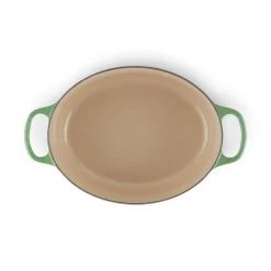 Le Creuset Signature Cast Iron 27cm Oval Casserole - Bamboo Green