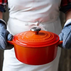 Le Creuset Signature Cast Iron 24cm Round Casserole - Volcanic