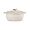 Le Creuset Signature Cast Iron 27cm Oval Casserole - Meringue