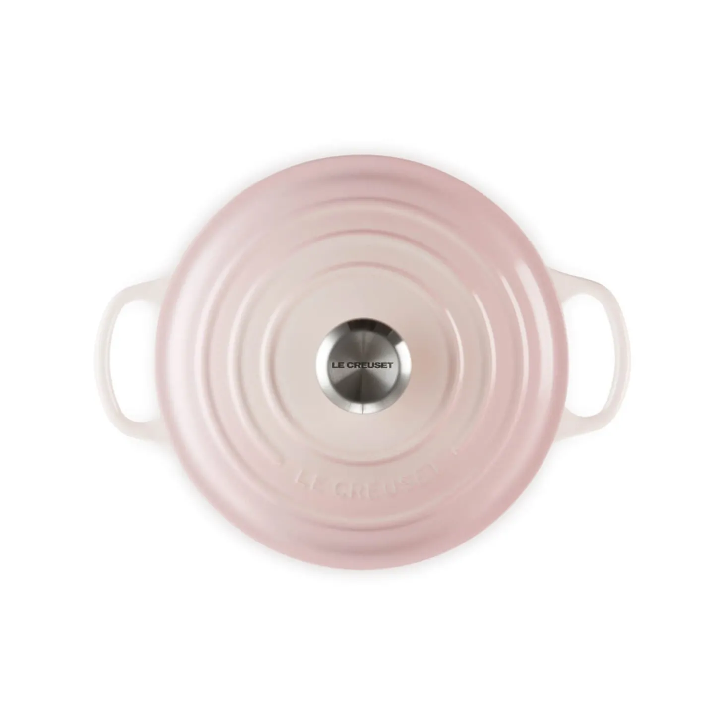 Le Creuset Signature Cast Iron 28cm Round Casserole - Shell Pink