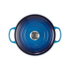 Le Creuset Signature Cast Iron 24cm Round Casserole - Azure