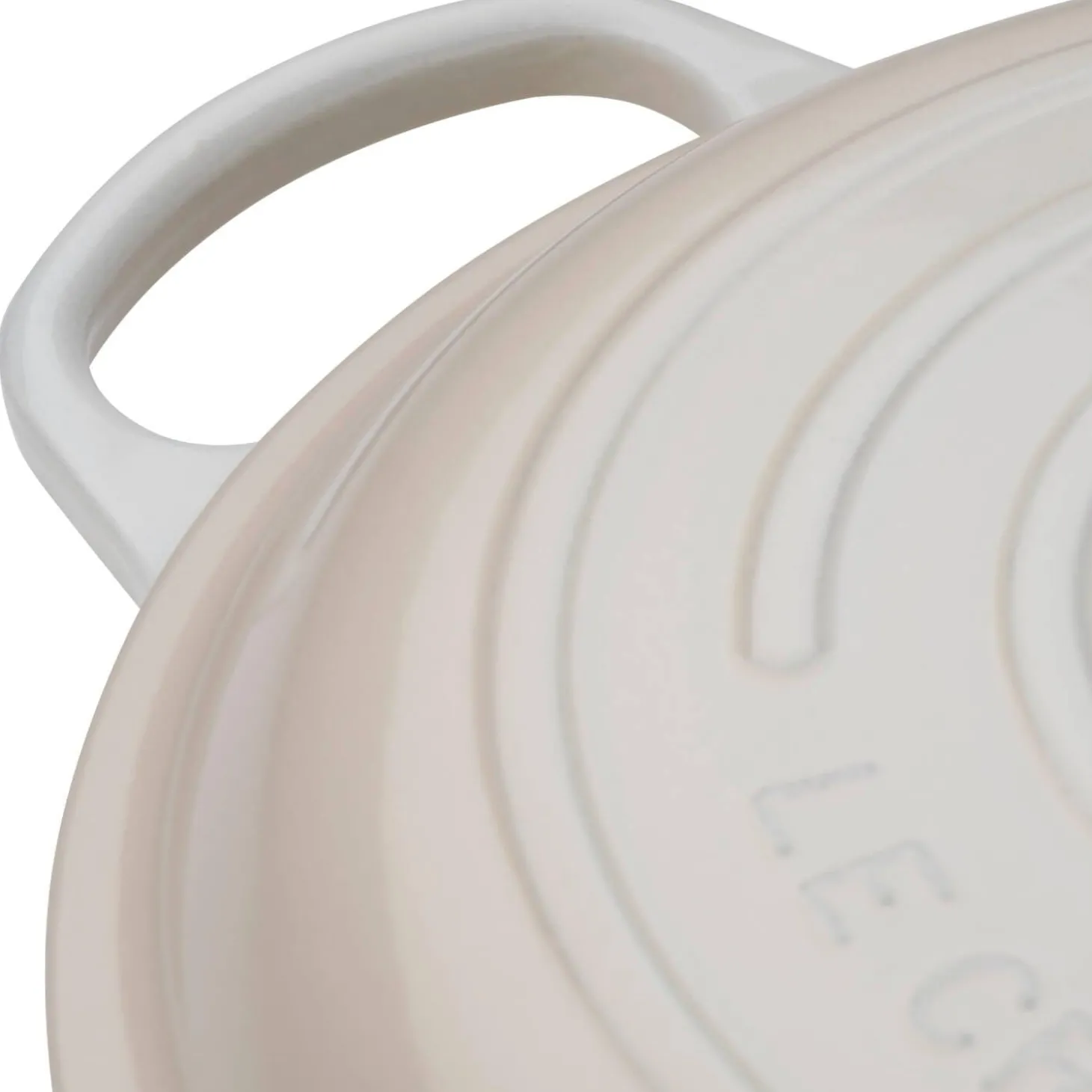 Le Creuset Signature Cast Iron 30cm Shallow Casserole - Meringue