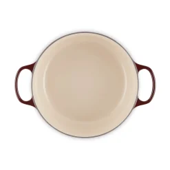 Le Creuset Signature Cast Iron 28cm Round Casserole - Garnet